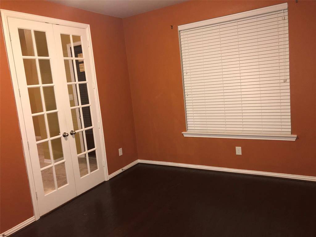 Spacious Study with 24 Lights French Doors