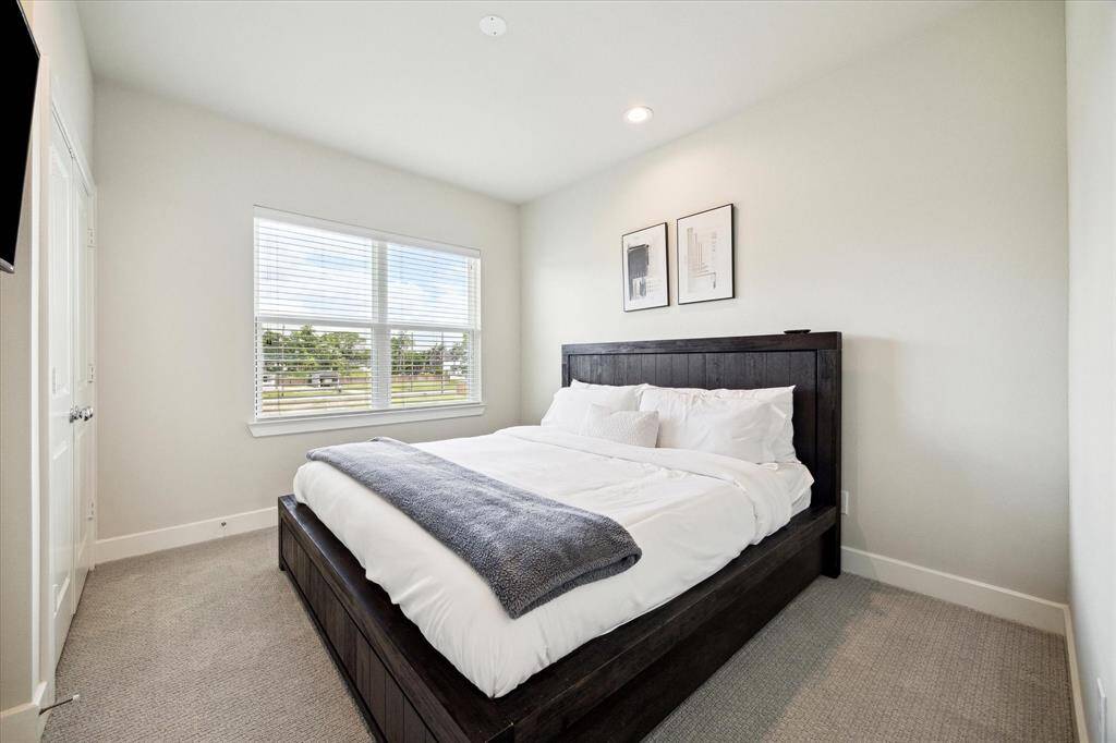Upstairs full bath featuring a single sink — functional and well-designed for your convenience. #houston