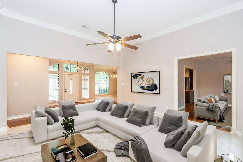 Living room- Virtually staged