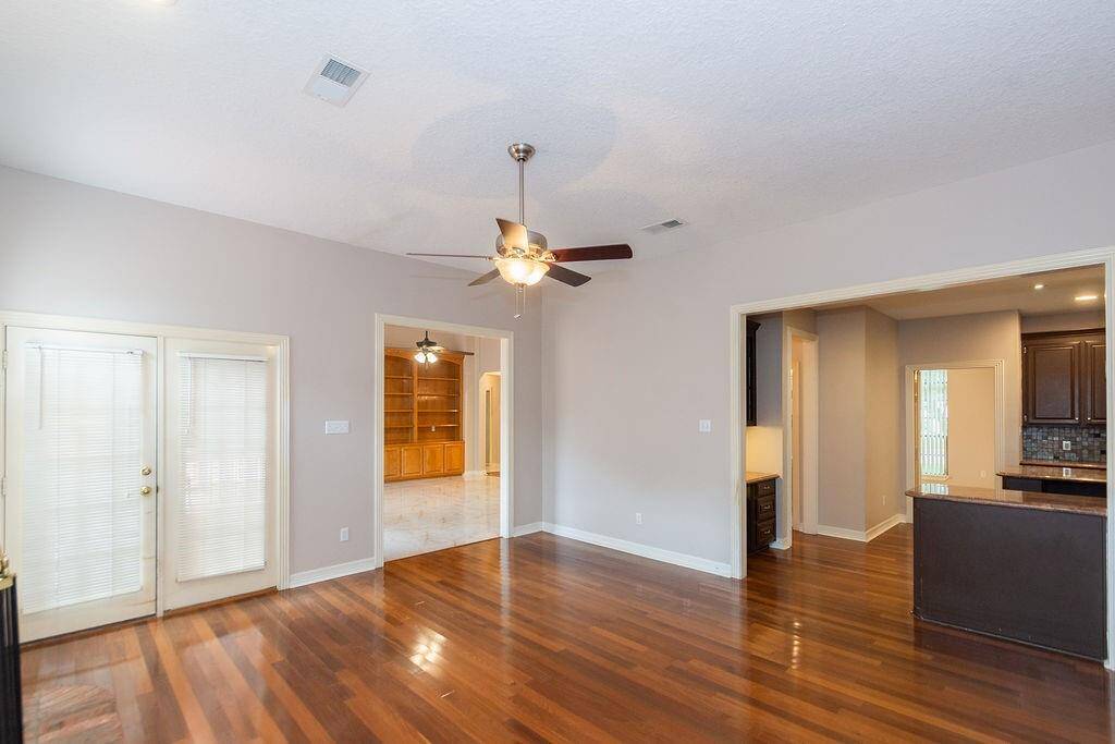 2nd living area view to kitchen
