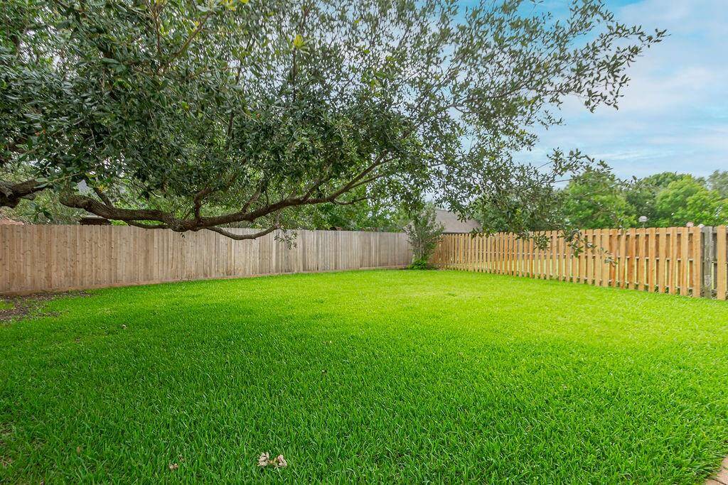 Large backyard with extra space even with a pool!