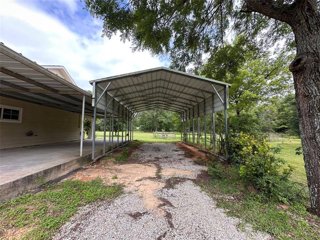 RV port with electric hookup