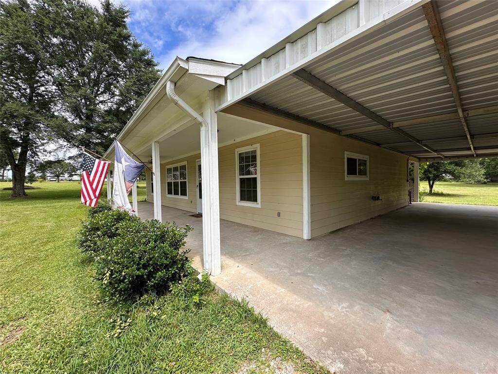 Carport and covered front porch
