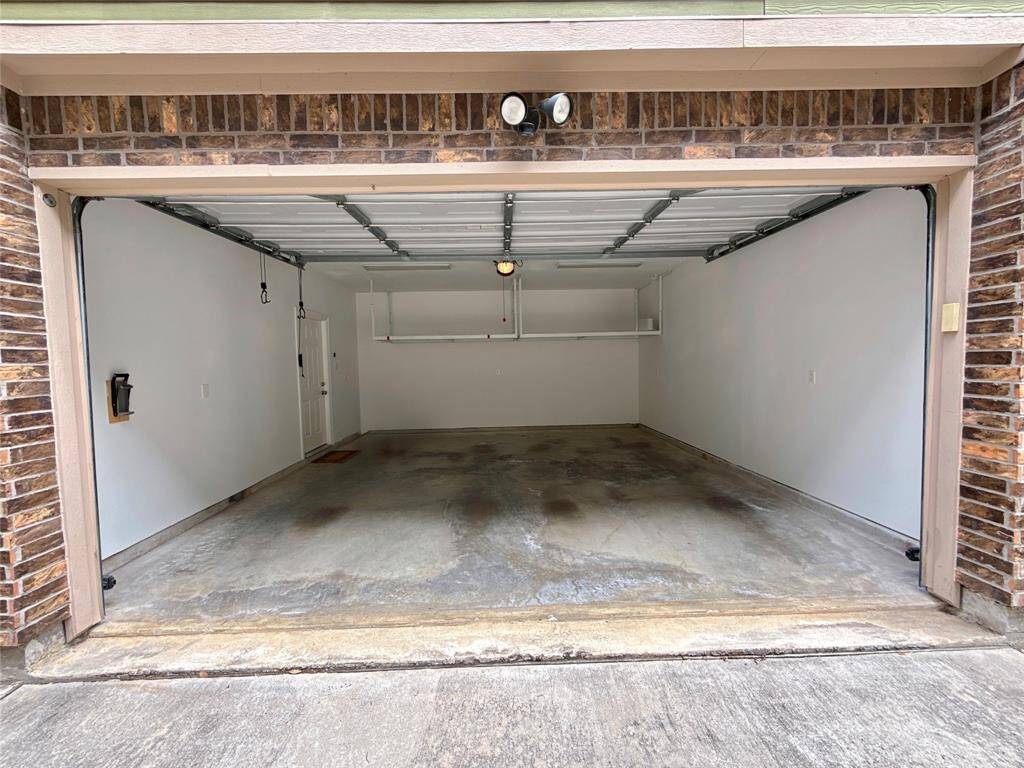 2 Car Garage w/ Storage Space