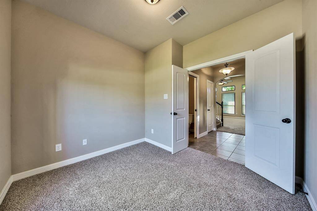 French Doors for privacy and plenty of light make this room a great workspace.
