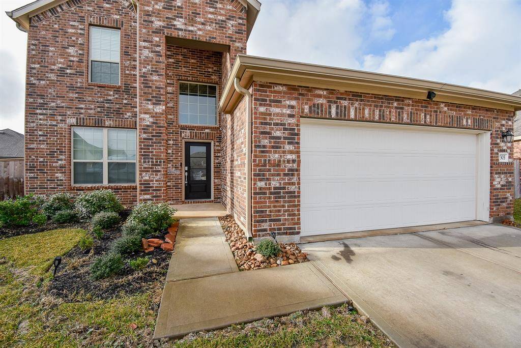Convenient entry with direct access to garage.