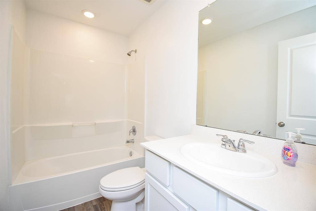 Convenient upstairs second bathroom.