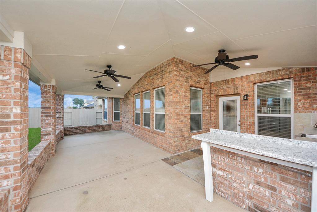 Check out the additional extended patio to host fun parties