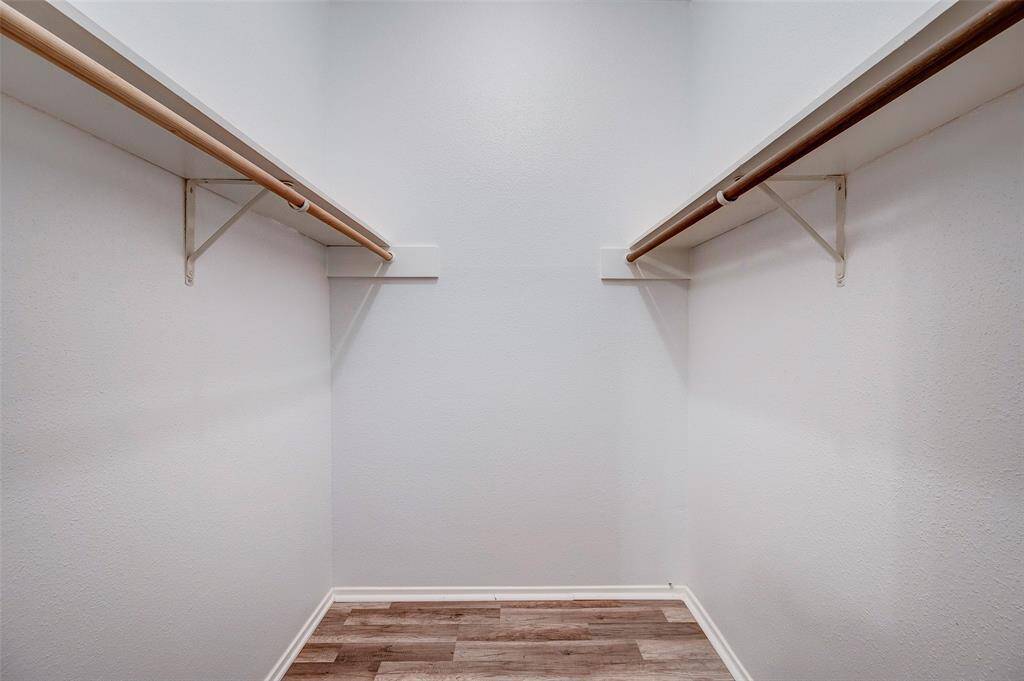 Large closets throughout