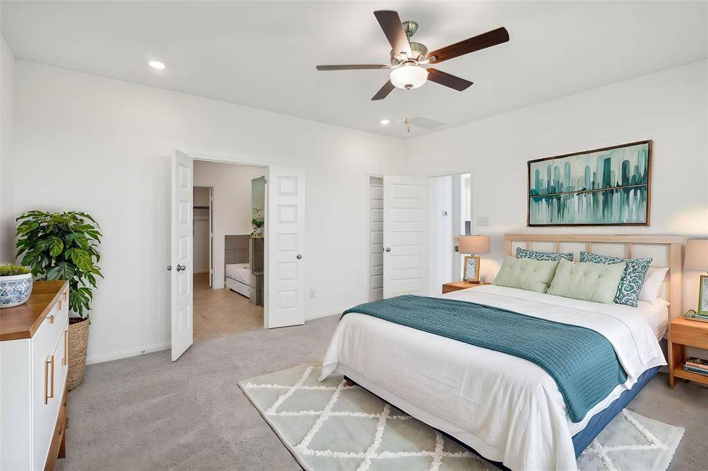 Envision the convenience of the en-suite bathroom, promising a private and luxurious experience.