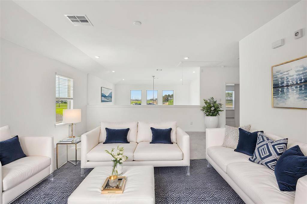 This area can also be used as a game room or media room.