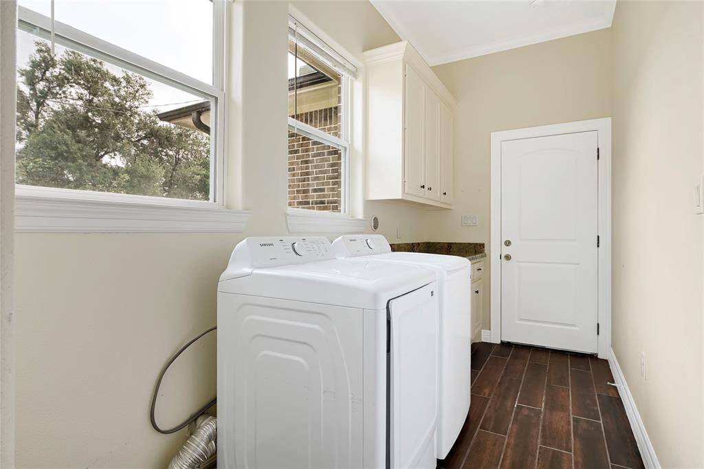 Large laundry room/ Washer and dryer Included