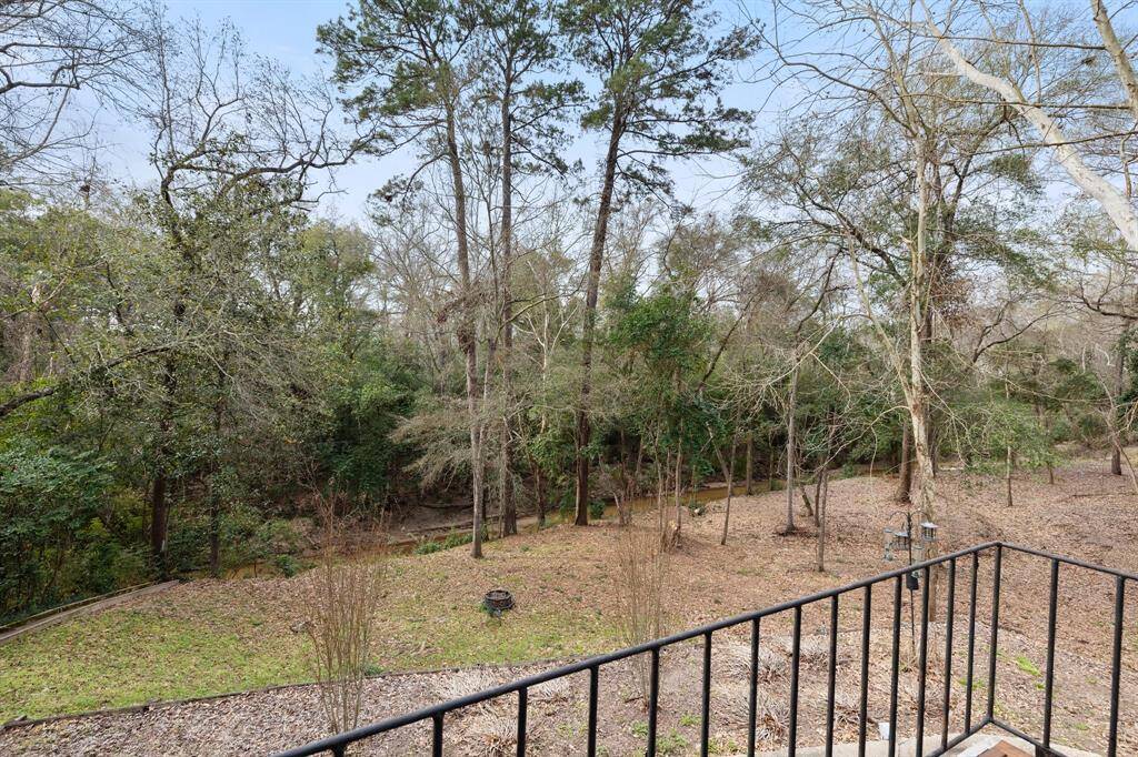 Creekside home with really nice views from all areas of the home
