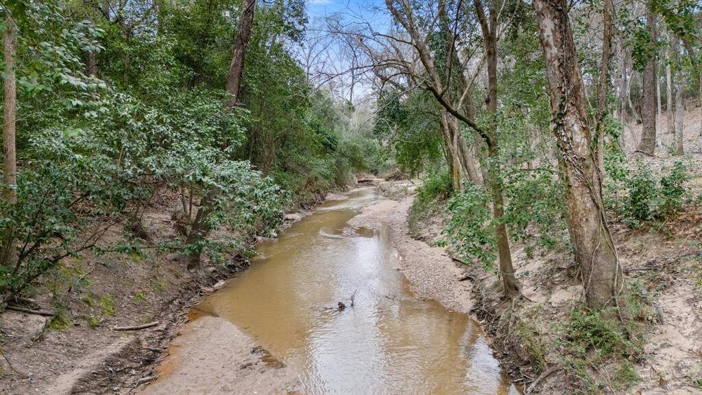 This running creek wines through the property for year round pleasure