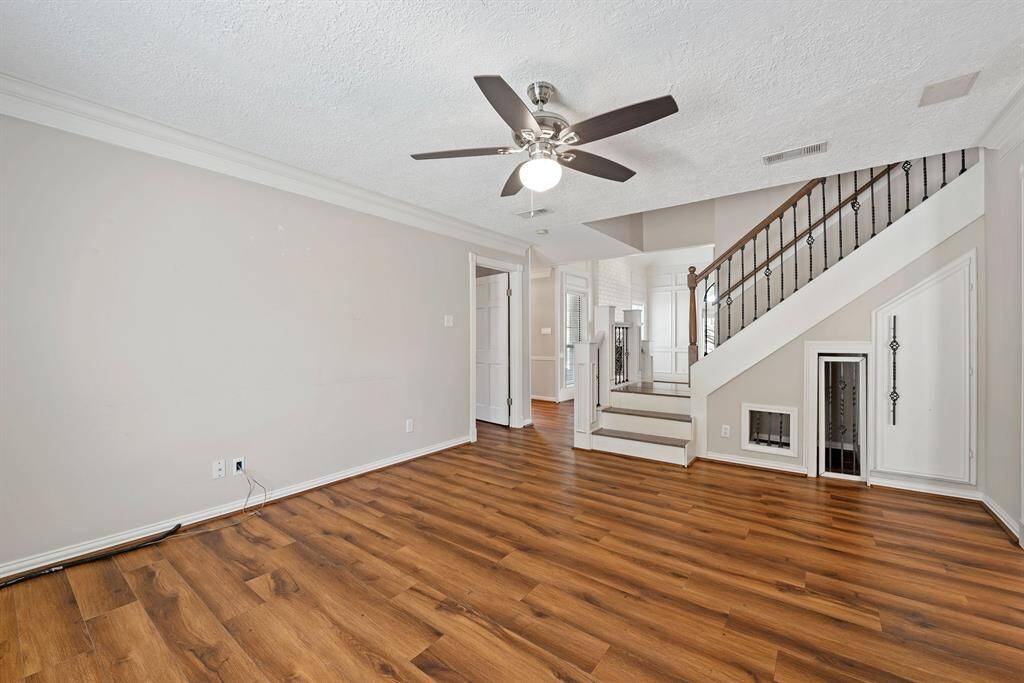 Check out the Harry Potter closet or pet sleeping area under the stairs.