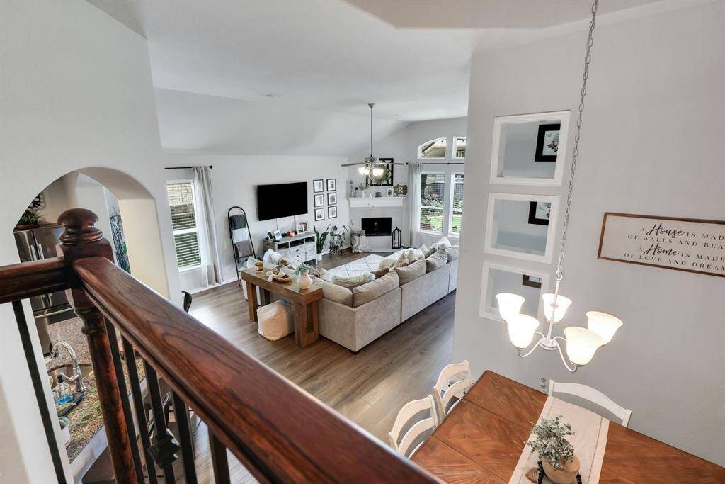 View from the stairs
