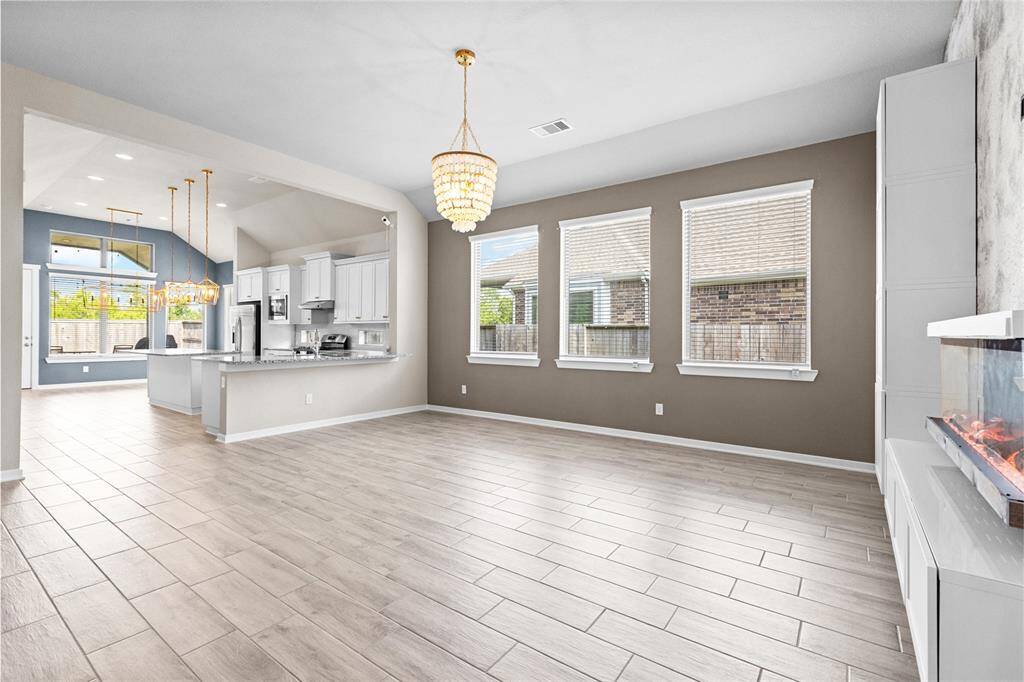 Spacious living room perfect for entertaining guests.
