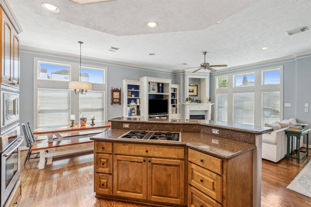 Additional view of the kitchen, overlooking the open concept 1st floor.