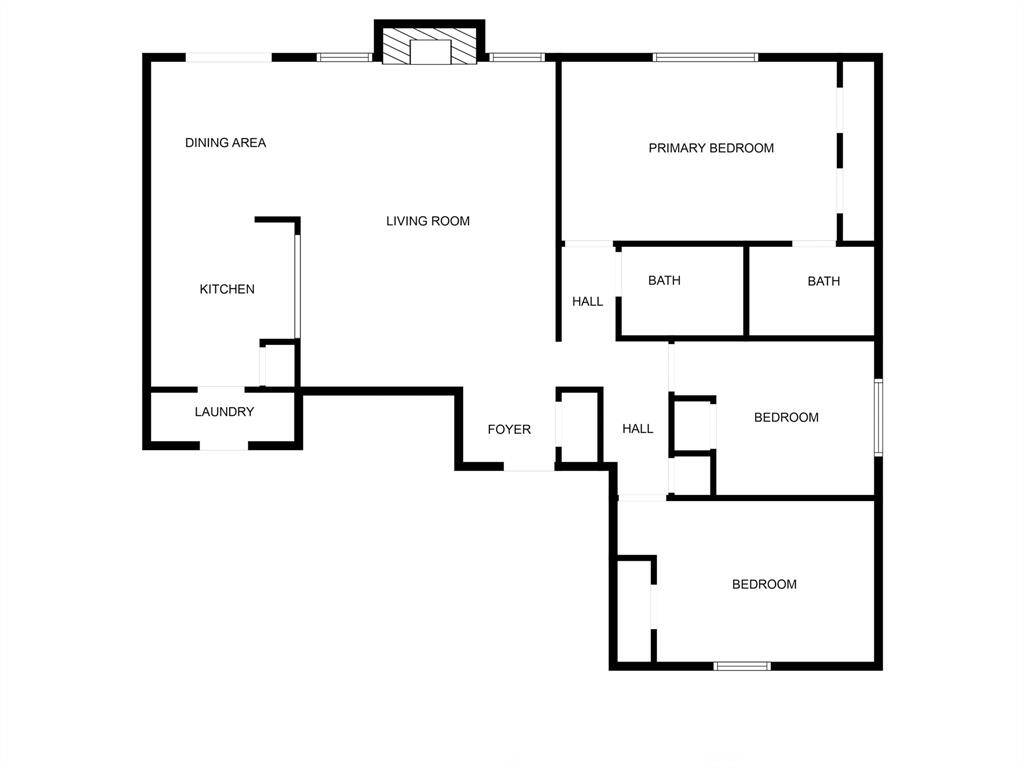 Home floor plan, for reference only