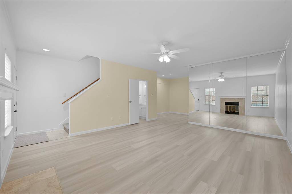 2  Gas fireplaces one upstairs and one downstairs.
