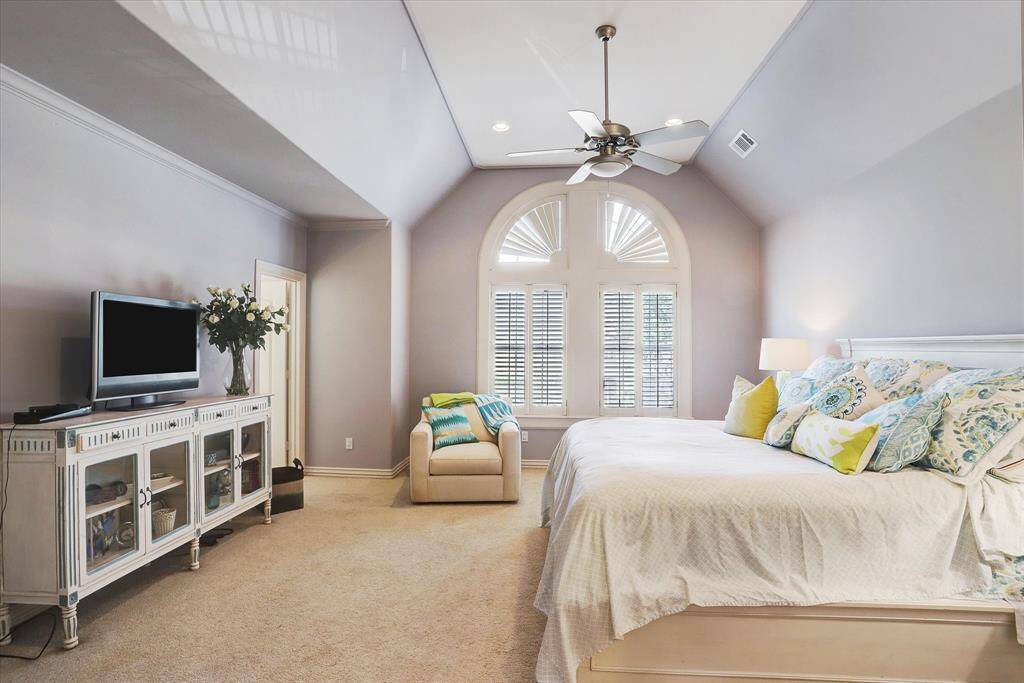 There are four secondary bedrooms on the second floor. Please note, since these photos were taken the carpet has been removed and replaced with engineered hardwood floors (per seller).