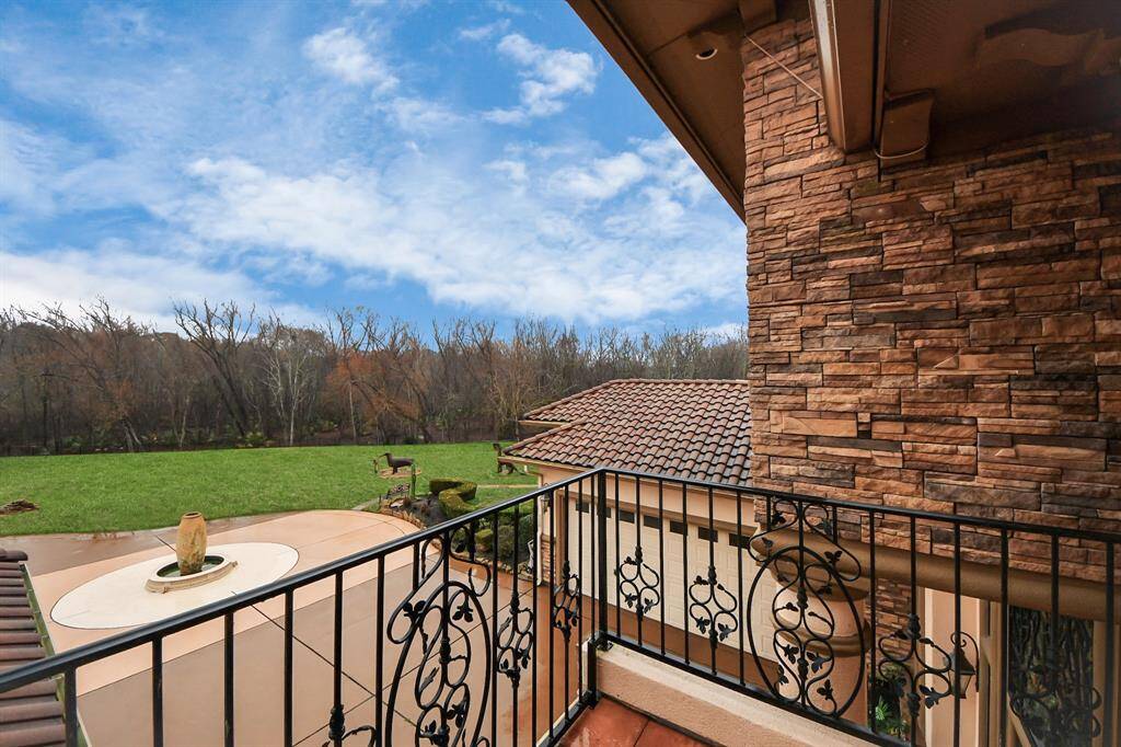 One of the many balconies off of one of the secondary bedrooms!