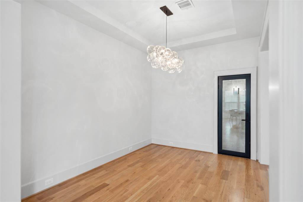 Dining room is open to the Kitchen and family room.