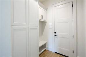 Mudroom features a 2nd pantry just off the Butler's Pantry entrance.