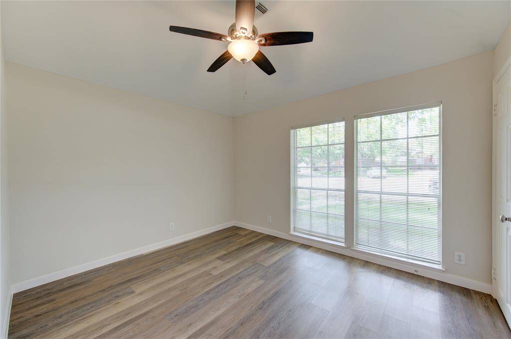 Bedroom 3.  All bedrooms have blinds and new ceiling fans.