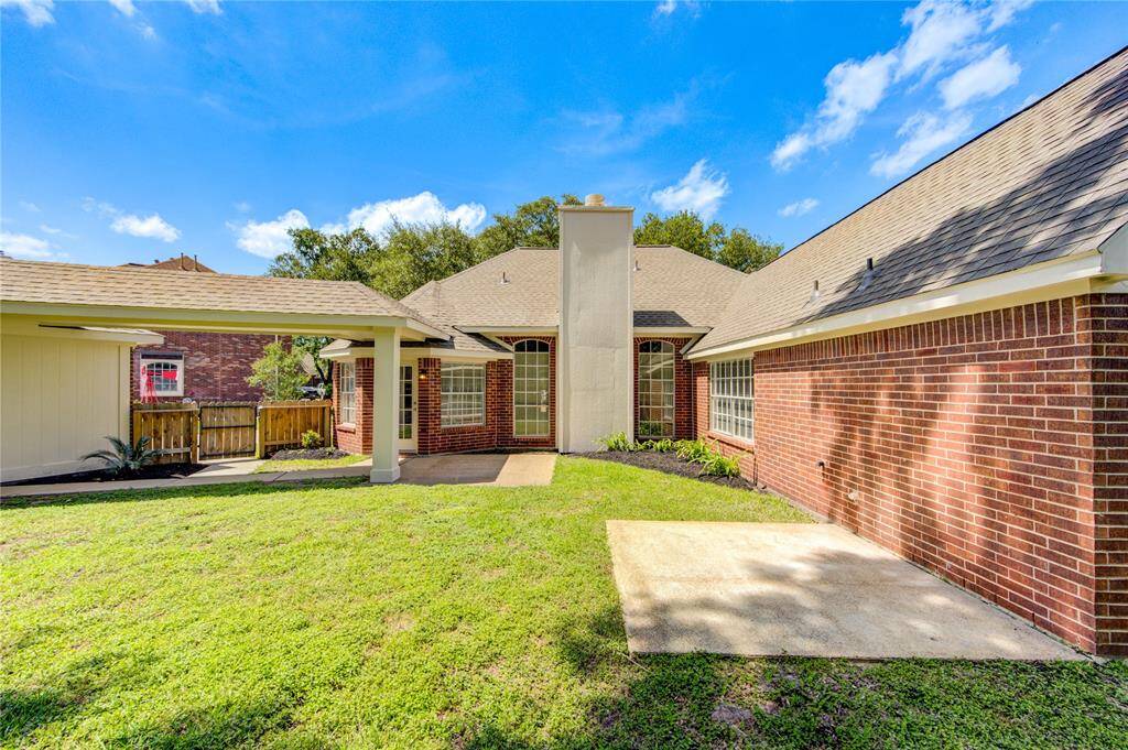 There is an extra concrete slab in the backyard, useful for so many different things.  Again this home has a brand new roof, new HVAC system, and new gas water heater.