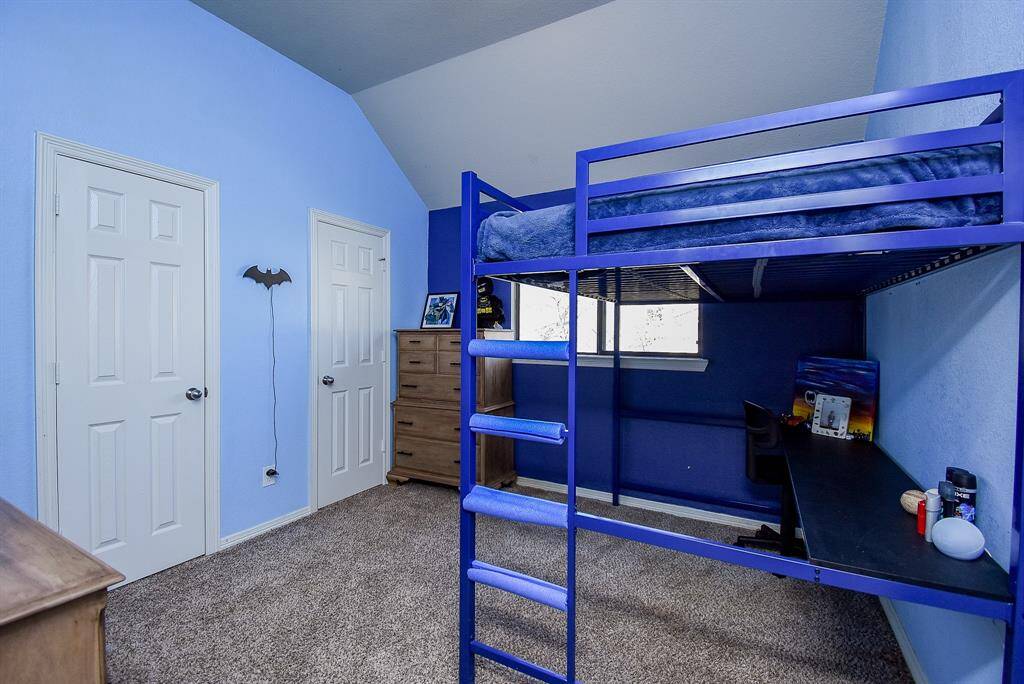 Double closet doors in the Batcave.