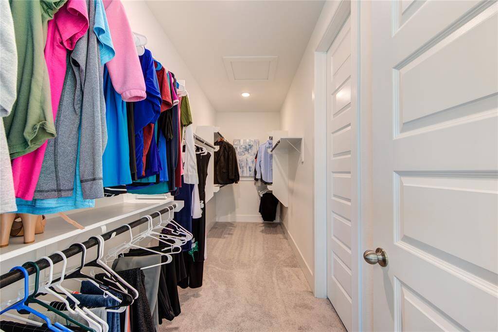 Oversized primary Closet