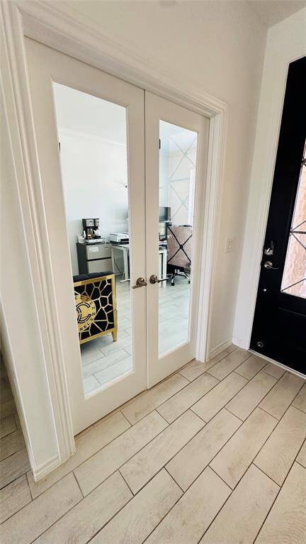 entrance to the right is the office room