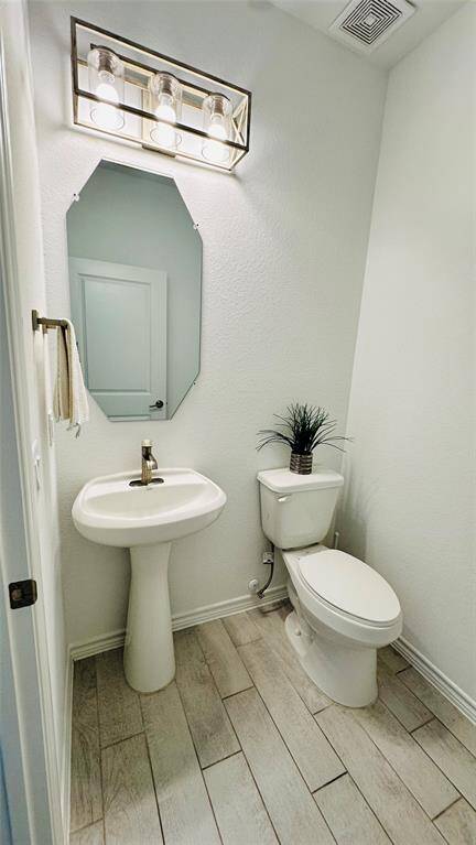 half bathroom on 1st floor