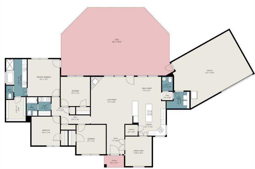 Full floorplan view of this incredible home.