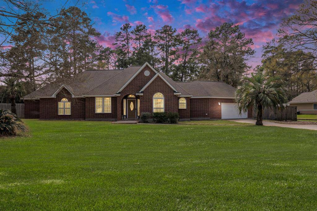 Twilight view of this one-of-a-kind home!