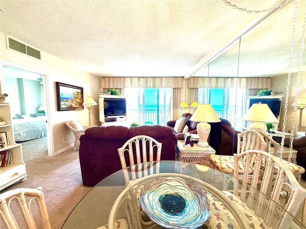 Fully furnished living room with incredible views!