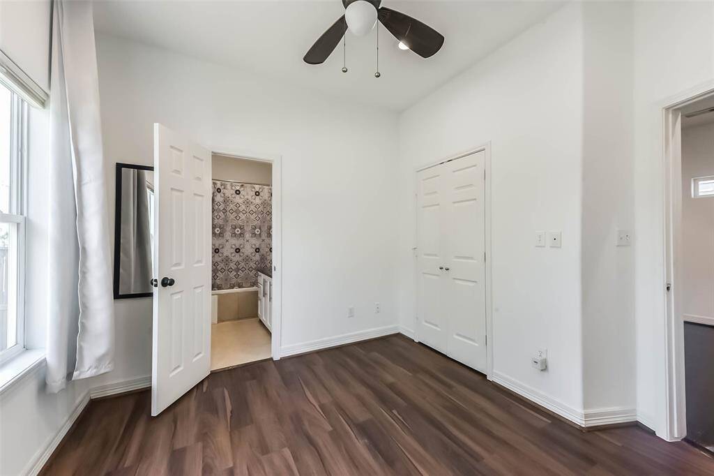 Large bedroom space and privacy!