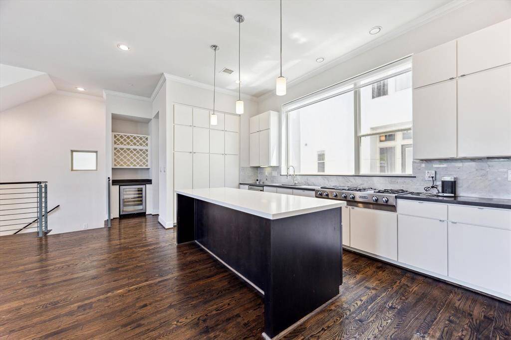 Open-concept kitchen with a spacious island—perfect for meal prep, casual dining, and entertaining guests