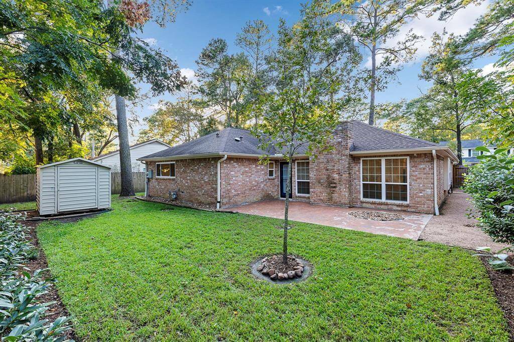 Back yard and patio