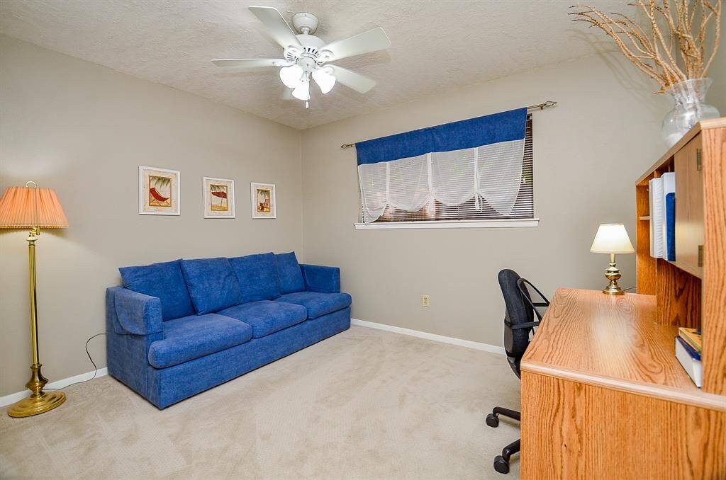 Fourth bedroom, located near the back of  the home, could be a quiet office or nursery.
