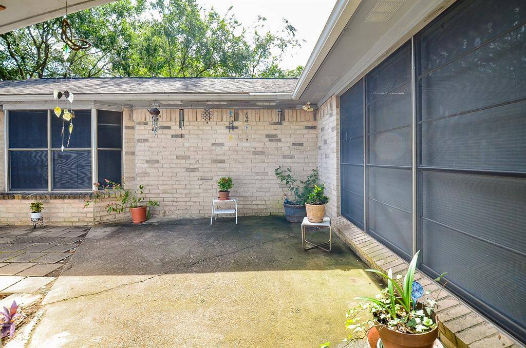 Patio area