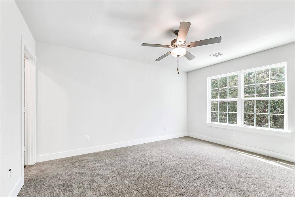 Actual view of Primary bedroom.