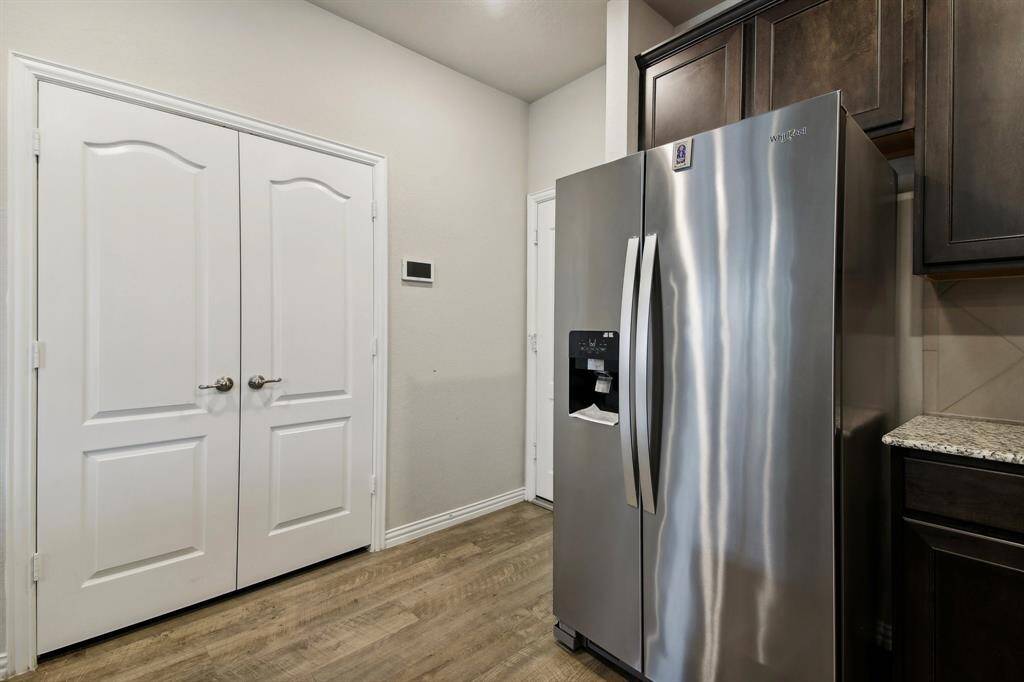 Pantry located just off the kitchen, offering plenty of storage for all your essentials