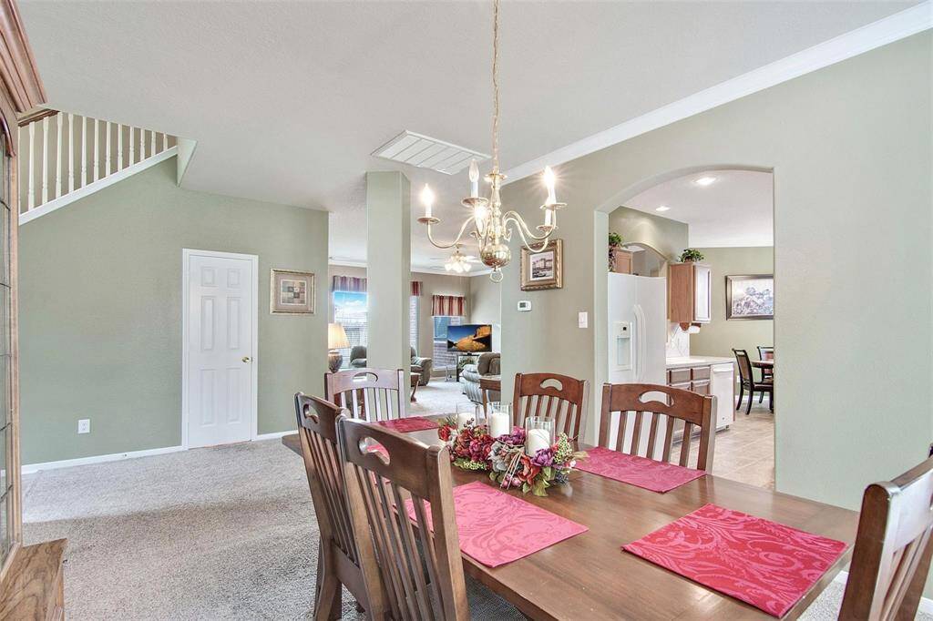 Formal dining room.