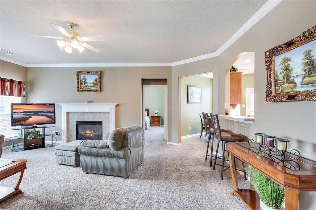 Expansive and inviting living area.