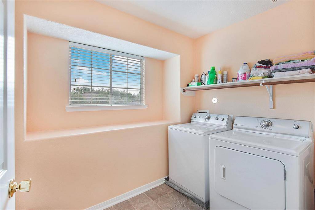 Laundry room.