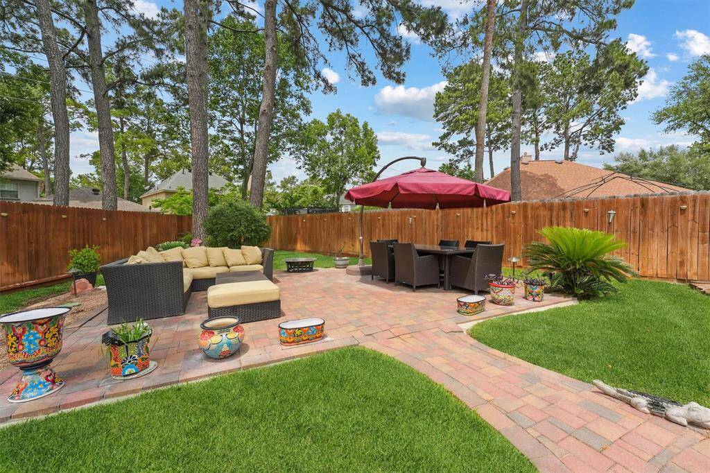 Plenty of space to create an outdoor kitchen of your dreams!