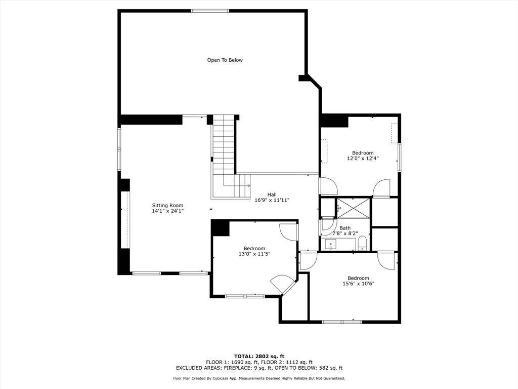 2nd floor floor plan.