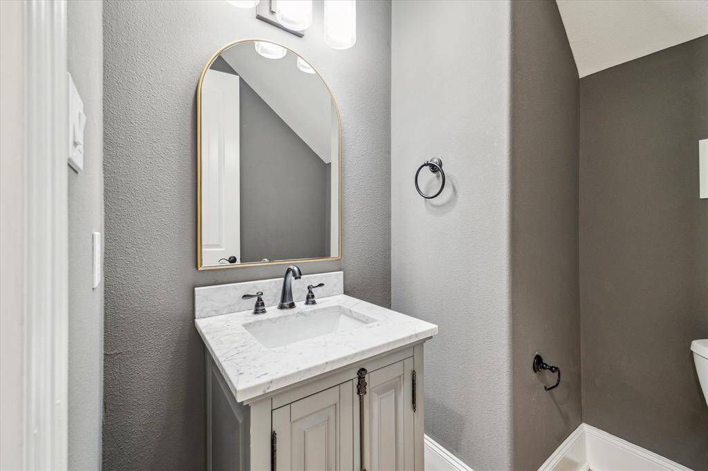 Powder bathroom.